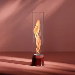 SPIN air 1200 Tischfeuer Emaille rot inkl. Bio-Burner - bis zu 2000 W Leistung 00814