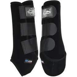 Kentaur Gamaschen Dressur Klett vorne - schwarz - WB
