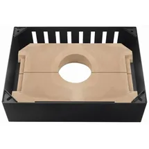 Justus Energie-Segment W+ für Kaminofen Tova Stahl 40 x 17 cm Schwarz