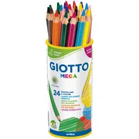 Giotto 5197 00 Mega Kreide, Mehrfarbig, 24 Stück (1er