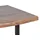 MiaMöbel Vanaja 180 x 77 x 90 cm dunkelbraun