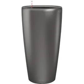LECHUZA Rondo 40 Komplettset Ø 40 x 75 cm anthrazit metallic