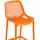 deluke Barhocker, Orange, Kunststoff, 45x105x53 cm, Esszimmer, Barmöbel, Barhocker