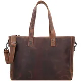Plevier Shopper Leder Braun