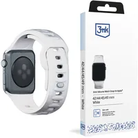 3M 3mk Silicone Watch Strap, Weiß
