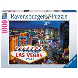 Ravensburger Puzzle Ravensburger 16723 Las Vegas 1000 Teile Puzzle, Puzzleteile bunt