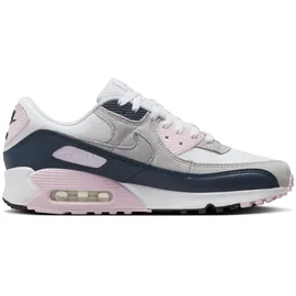 Nike Air Max 90 Herren white/pink foam/armory navy/wolf grey 42