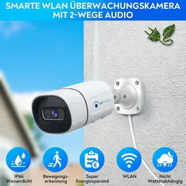 LuVision WLAN Überwachungskamera LV-G-2036 3MP für WLAN Überwachungssystem LV-101