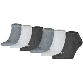 Puma Sneakersocken 6er Pack Grau 43-46