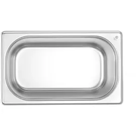 HENDI GN-Behälter Budget Line GN1/4 4 Liter aus Edelstahl AISI 201