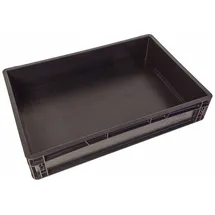 WeTec Lagerbehälter mit Unterfassgriff, ESD, 600 x 400 x 120 mm