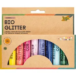 folia Bio Glitter Rainbow L Glitzer farbsortiert