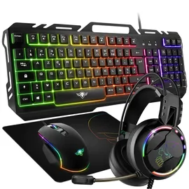 Spirit Of Gamer Gaming Maus schwarz