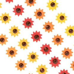 Sonnenblumen Juwel-Aufkleber  (pro Set 100) Bastelbedarf Verzierung & Dekorationen