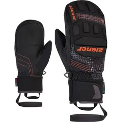 ZIENER Kinder Handschuhe LURON ASR PR, black.orange pop, 6