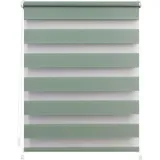 Lichtblick Duo Rollo / Doppelrollo Klemmfix 45 x 150 cm verspannt salbei