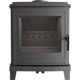 Kratki K11 Gusseisen Schwarz/Abdeckplatte Glas