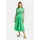 Milano Italy Sommerkleid Unifarben Grün 40