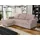 Mirjan24 Ecksofa Monaco Cord, Eckcouch mit Schlaffunktion und Bettkasten, Freistehendes 4 Sitzer Polstersofa (Farbe: Poso 145) - Rosa