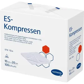 Hartmann ES-KOMPRESSEN unsteril 10 x 20 cm 12-fach 100 Stück