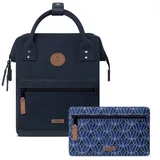 Cabaia Adventurer Vegan Nubuck Backpack S Dunkelblau