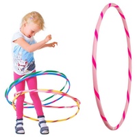 Hoopomania Hula-Hoop-Reifen Bunter Kinder Hula Hoop für kleine Profis, Ø70cm, Rosa-Pink rosa Ø 70 cm