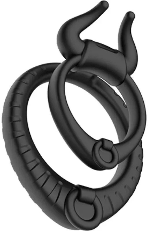 ARMONY - BULL'S PASION RING SCHWARZ