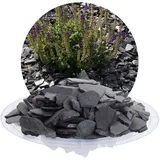 Schicker Mineral Schiefer Ziersplitt 20-40 mm 25 kg Schwarz
