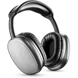 Music Sound MAXI2 | Kopfhörer on Ear Bluetooth 5.0 - Play Time 22h - Charging 1,5h - Integriertes Mikrofon - Bedienelemente am Pavillon und verstellbarem Kopfband, Schwarz