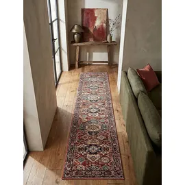 KADIMA DESIGN Läufer geometrisch Rot, 66 x 300 cm - GLAZERT Kadima Design