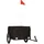 vidaXL Fahrradanhänger schwarz 45 kg