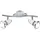 GLOBO Deckenlampe LED 2x4 Watt chrom weiß