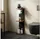 [en.casa] Toilettenpapierhalter Trond 76x18x18 cm Schwarz/walnussoptik [en.casa]