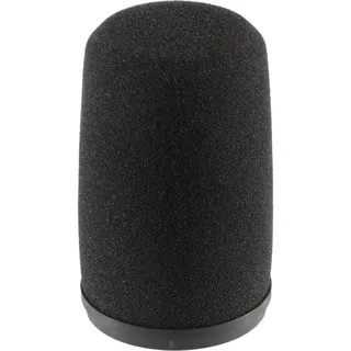 AURAY High-Density Foam Ersatz Windschutz für Shure SM7 Mikrofone - Schwarz - Reduziert Plosiv- & Atemgeräusche mit Snap-On-Design - Perfekt für Studioaufnahmen, Rundfunk und Podcasting