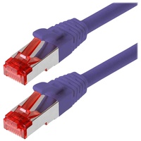Helos Patch-Kabel SFTP, Cat 6 lila 1,5m