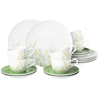 SELTMANN WEIDEN Liberty Kaffeeservice 18-tlg. Meadow Grasses Grün