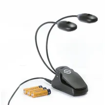 K&M König & Meyer 12270 Notenpultleuchte LED Twin Head Schwarz