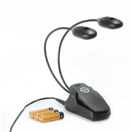 K&M König & Meyer 12270 Notenpultleuchte LED Twin Head Schwarz