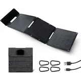 Mophorn Faltbares Solarpanel 30w,monokristallines Solarmodul Mit 16bb N-typ-technologie,tragbares Solarladegerät Mit Usb-a-,usb-a (qc3.0)- Und Typ-c-anschlüssen Für Camping,outdoor-aktivitäten