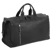Alassio Weekender Reisetasche Leder 50 cm schwarz