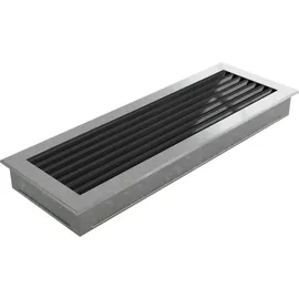Kratki Warmluftgitter Ofen Edelstahl 17 x 49 cm