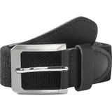 Babista Herrengürtel Leder/Polyester/Viskose/Elasthan schwarz 90