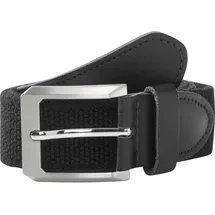 Babista Herrengürtel Leder/Polyester/Viskose/Elasthan schwarz 90