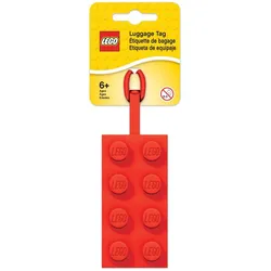 LEGO® Gepäckanhänger aus Vinyl - Farbe rot