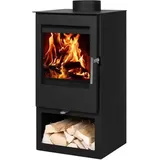 BRUNO® Kaminofen Bruno Pero | Schwarz | 5 kW - Schwarz