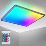 B.K.Licht - LED Panel, 42x42 cm, - Schwarz,
