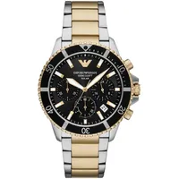 Emporio Armani Chronograph Edelstahl Herrenuhren Herren