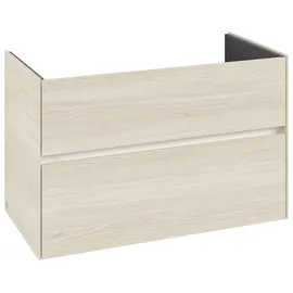 Villeroy & Boch V&B Waschtischunterschrank Collaro 96,1x61x48cm, WT mittig, white oak