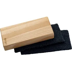 Sigel Holz-Board-Eraser, magnetisch, Reinigungspad über Klett austauschbar, inkl. Ersatzpad
