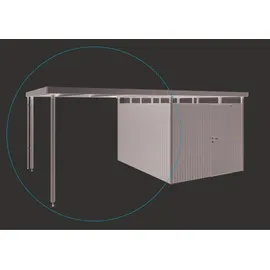 Biohort Seitendach Gr. L HighLine H5/6 282 x 315 x 222 cm Grau